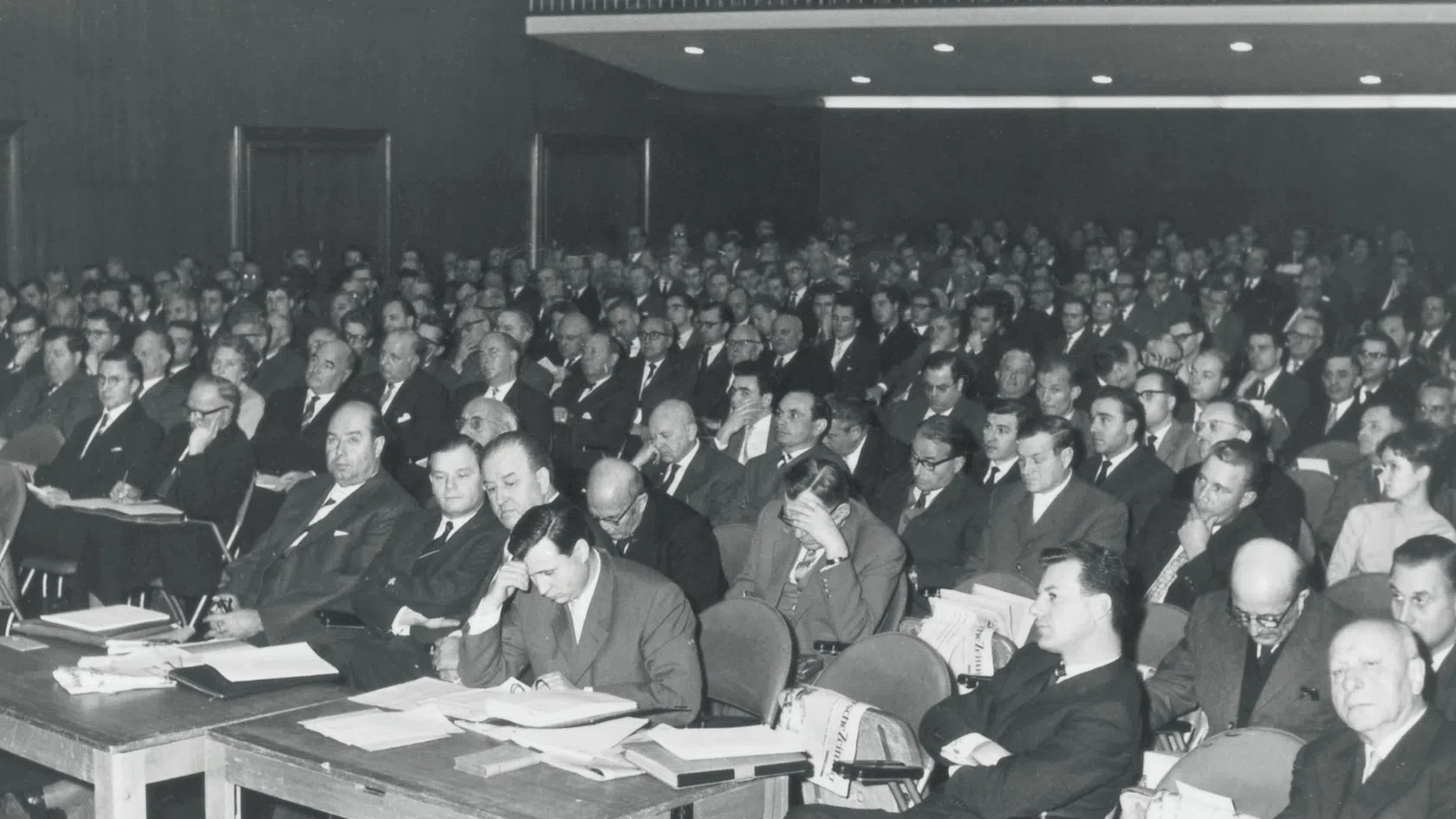 Assembleia de acionistas da BMW em 1959